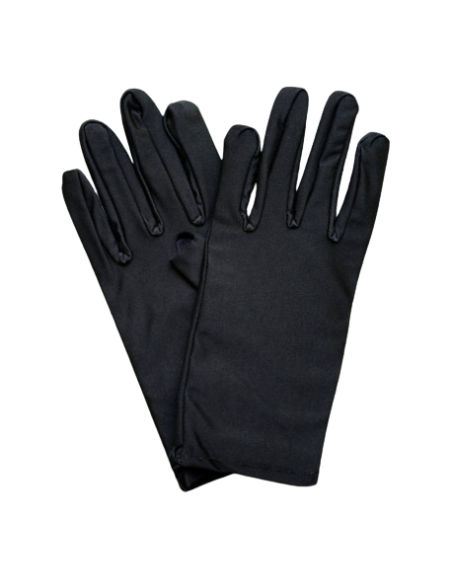 Gants Noirs Coton