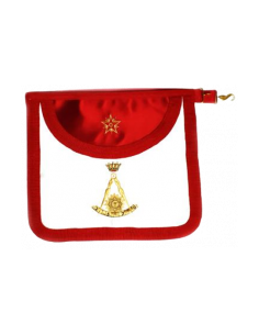 Tablier 2eme Ordre du RF (Rite Français) Tablier de Grand Elu Ecossais