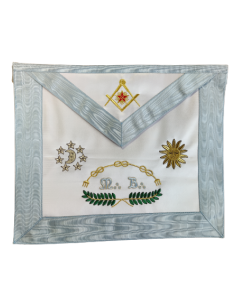 Tablier Maître RF Satin ou Cuir (Rite Français)
