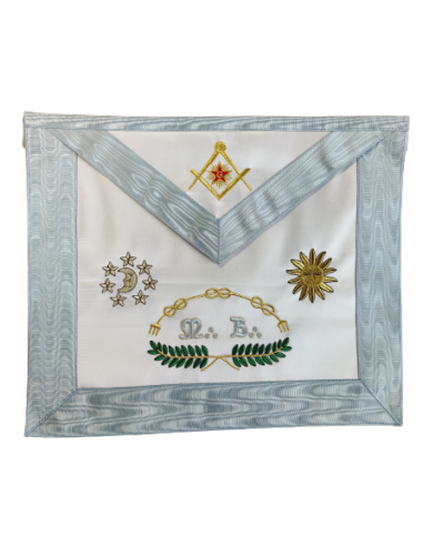 Tablier Maître RF Satin ou Cuir (Rite Français)