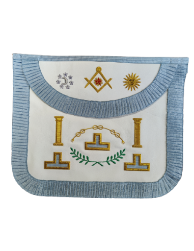 Tablier Vénérable Maitre RF (Rite Français)