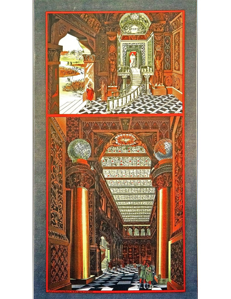 Tableau de loge 2eme Degré RE (Rite Emulation)