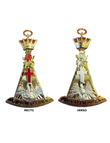 Bijou Chevalier Rose-Croix 18ème Degré REAA et 4 Ordre RF et RAPPM