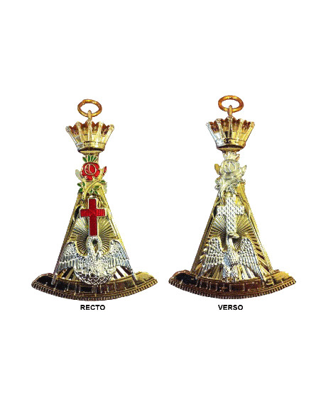 Bijou Chevalier Rose-Croix 18ème Degré REAA et 4 Ordre RF et RAPPM