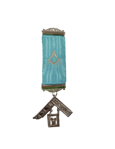 Bijou de Poitrine Passé Vénérable Maitre Argent RE-RY