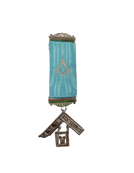 Bijou de Poitrine Passé Vénérable Maitre Argent RE-RY