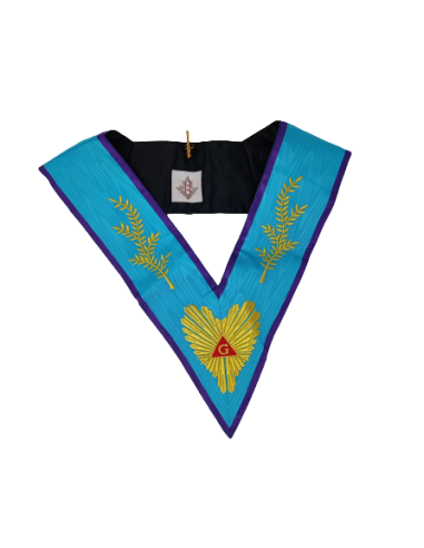 Collier Vénérable Maitre RAPMM (Rite A Primitif Memphis Misraim)