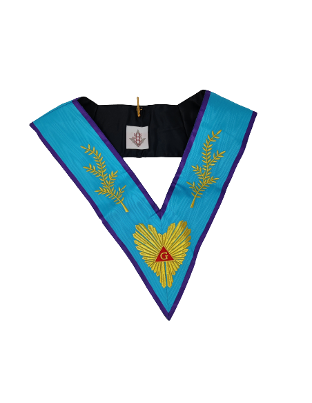 Collier Vénérable Maitre RAPMM (Rite A Primitif Memphis Misraim)