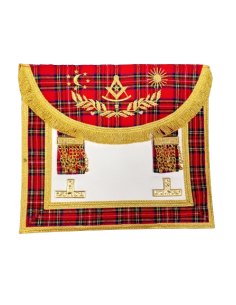 Tablier Vénérable Maître RSE (Rite Standard d'Ecosse) Cuir