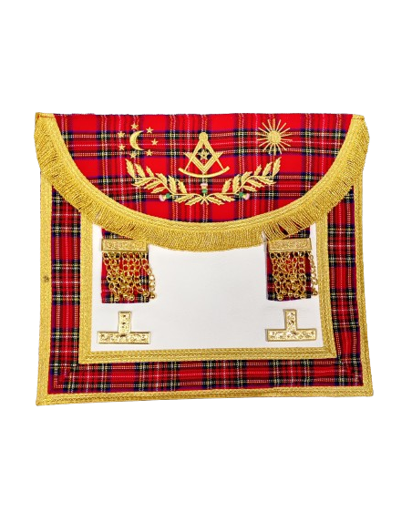 Tablier Vénérable Maître RSE (Rite Standard d'Ecosse) Cuir