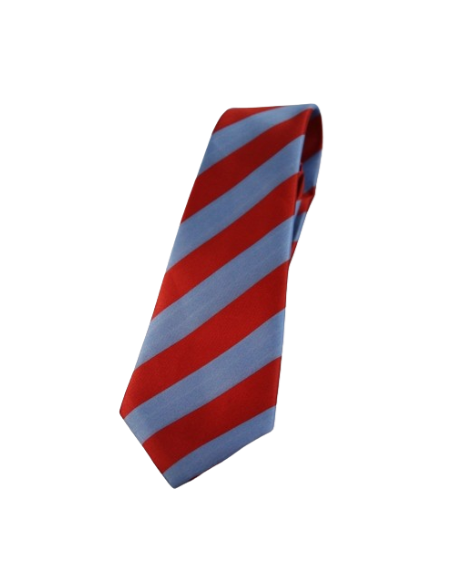 Cravate Arche Royale Ecossaise Rouge et bleue