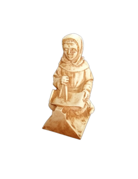 Statuette Maitre couleur sable