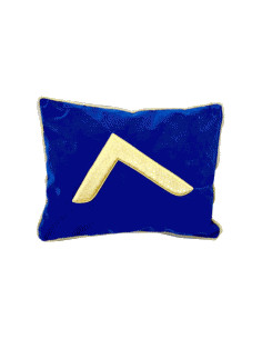 House de coussin bleu roi