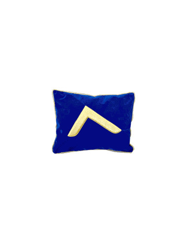 House de coussin bleu roi