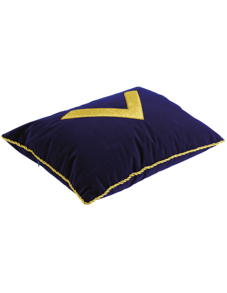 Housse coussin d'Autel Bleue avec Equerre