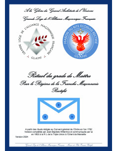 Rituel Maître RER (Rite Ecossais Rectifié)
