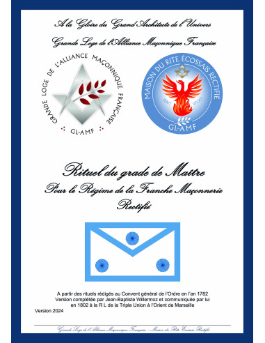 Rituel Maître RER (Rite Ecossais Rectifié)