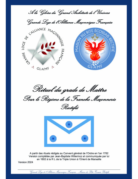 Rituel Maître RER (Rite Ecossais Rectifié)