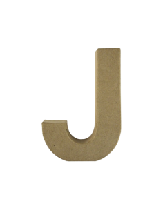 Lettre J en Laiton