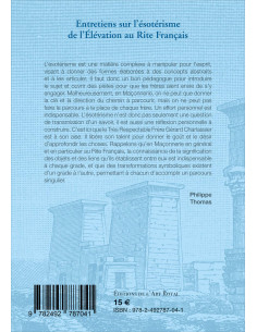 Entretiens sur l’ésotérisme de l’Élévation au Rite Français  (Gérard Charlassier) (vendu par Eosphoros) 2