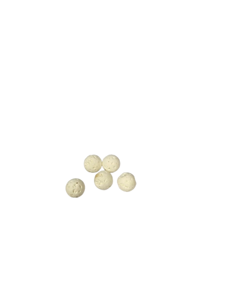 Billes de vote 20 noires et 20 blanches (pierre de lave naturelle)