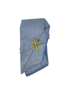 Sautoir / Collier d'Officier 1er Expert RF (Rite Français) brodé au nom de la Loge