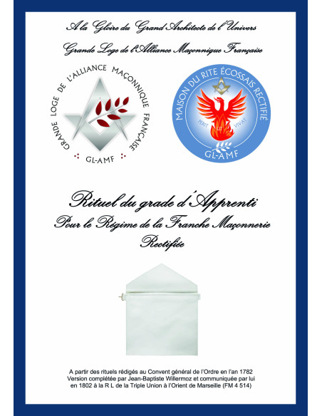 Rituel Apprenti RER (Rite Ecossais Rectifié)