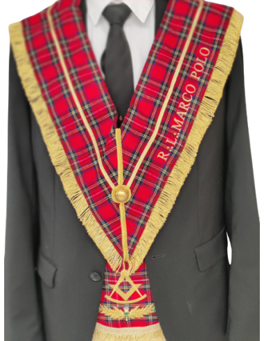 Sautoir / Collier Vénérable RSE (Rite Standard d'Ecosse)