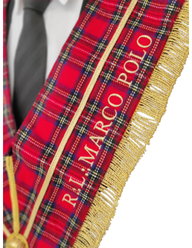 Sautoir / Collier Vénérable RSE (Rite Standard d'Ecosse)