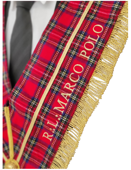 Sautoir / Collier Vénérable RSE (Rite Standard d'Ecosse)