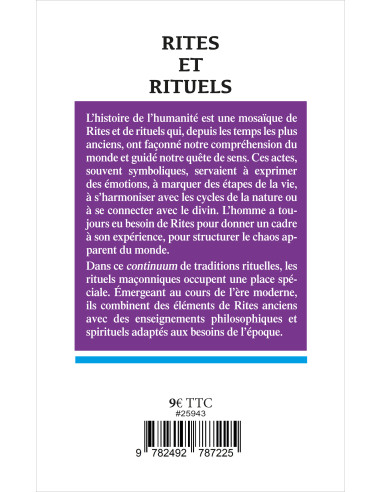 Rites et Rituels  C. BRESSY Collection Enjeux Initiatiques N° 20 (vendu par Eosphoros)