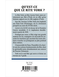 Qu'est-ce que le Rite York ? Collection Enjeux InitiatiqueS N° 60 (vendu par Eosphoros) 2