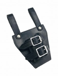 Porte épée (cuir noir)