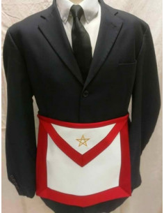 Tablier Excellent Maître de l'Arche Royale Ecossaise (cuir) 2