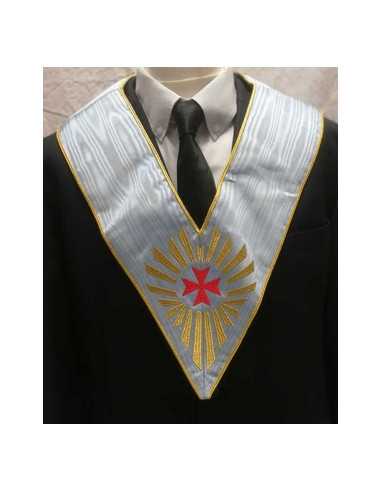 Sautoir Vénérable Maître RER (Rite Ecossais Rectifié)