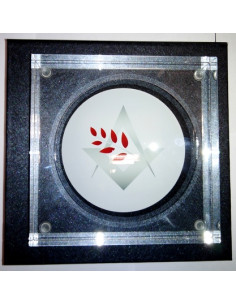 Vide - poche en verre Logo GL-AMF