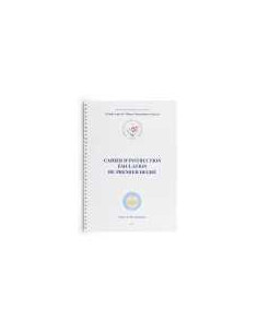 Cahier d'instruction au 1er Degré RE (Rite Emulation)