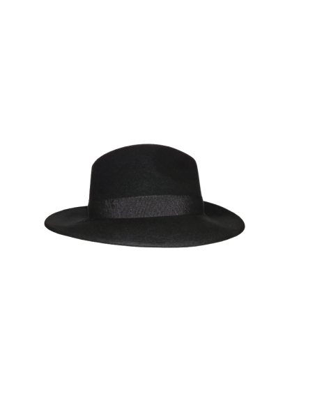 Chapeau de ville en feutre noir