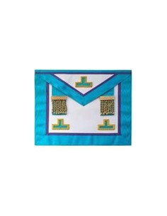 Tablier Cuir Venerable Maitre RAPMM (Rite Ancien Primitif Memphis Misraim)