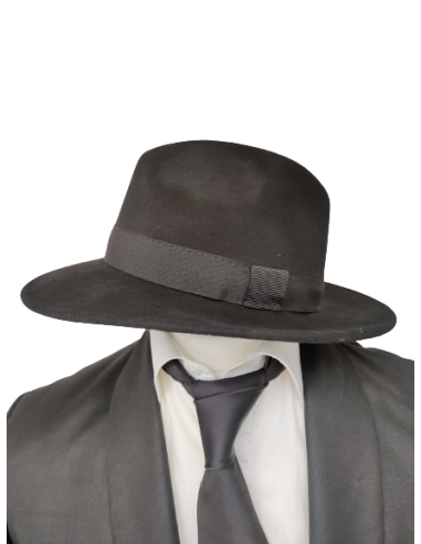 Chapeau de ville en feutre noir