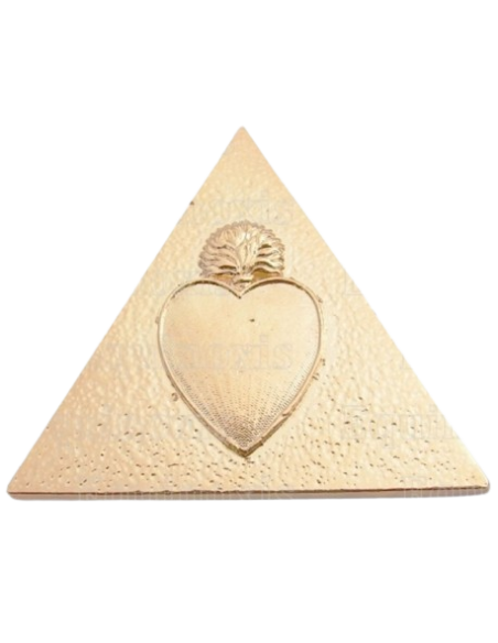 Bijou d'officier Elemosynaire Doré RER (Rite Ecossais rectifié)