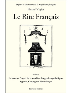 Le Rite Français Tome 3 d'Hervé Vigier (vendu par Eosphoros)