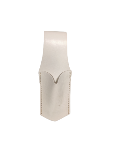 Porte Epée Cuir Blanc pour Lame fine