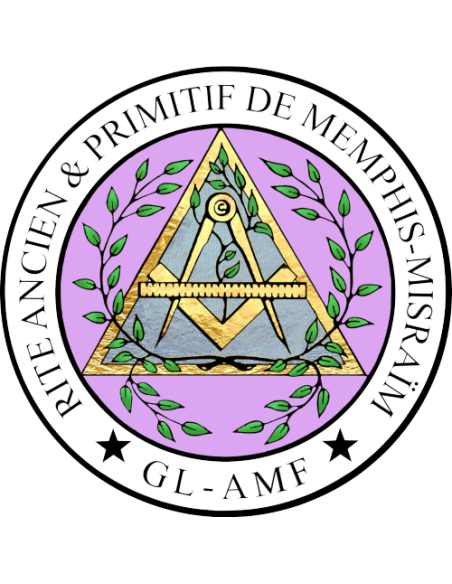 Cravate Soie noire avec Logo De Rite