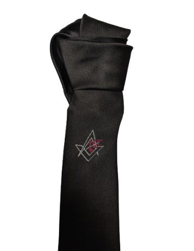 Cravate noire avec Logo de l'Alliance