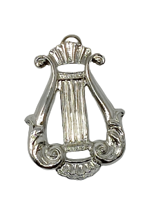Bijou d'officier Organiste Argent