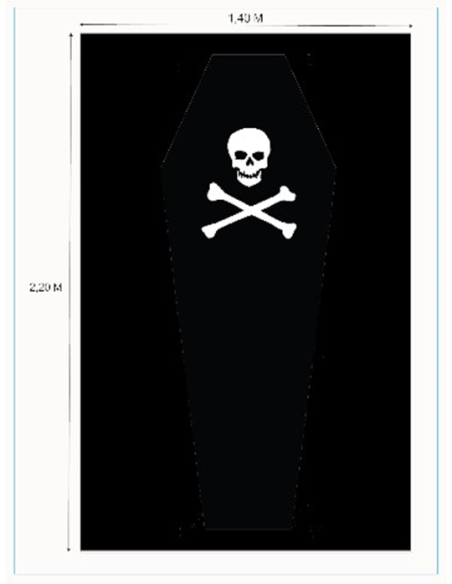 Drap Mortuaire RSE (Rite Standard d'Ecosse)