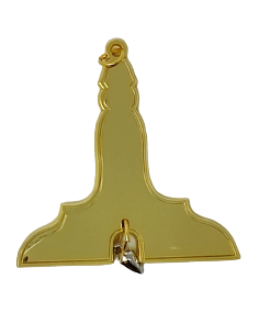 Bijou d'officier 1er Surveillant Doré RSE (Rite Standard Ecosse)