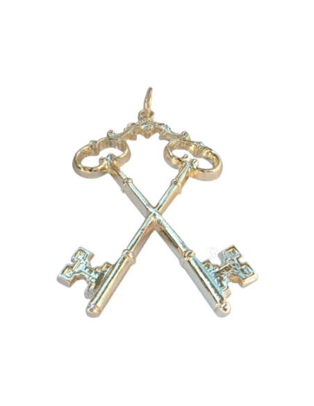 Bijou d'Officier Trésorier Argent RY (Rite York)