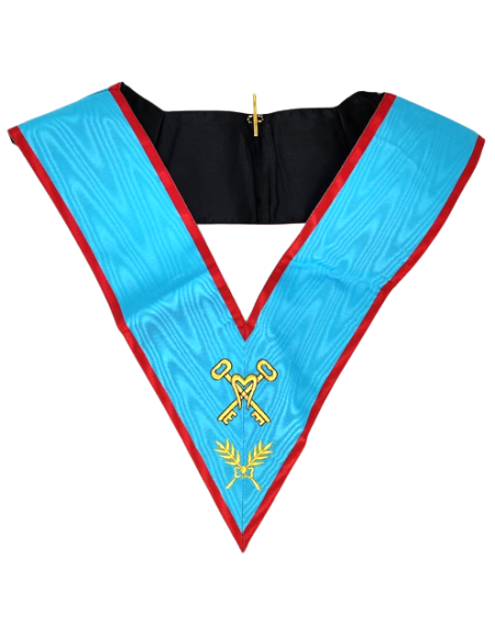 Sautoir d'Officier Trésorier REAA (Rite Ecossais Ancien et Accepté)